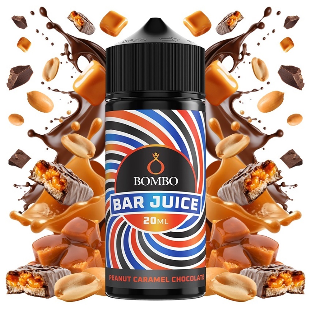 Bombo Bar Juice Peanut Caramel Chocolate 20ml/120ml