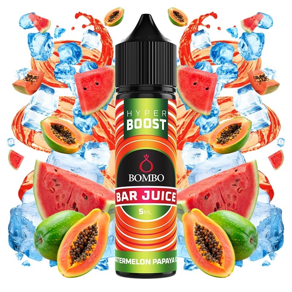 Bombo Bar Juice Hyper Boost Watermelon Papaya Ice 5ml/60ml