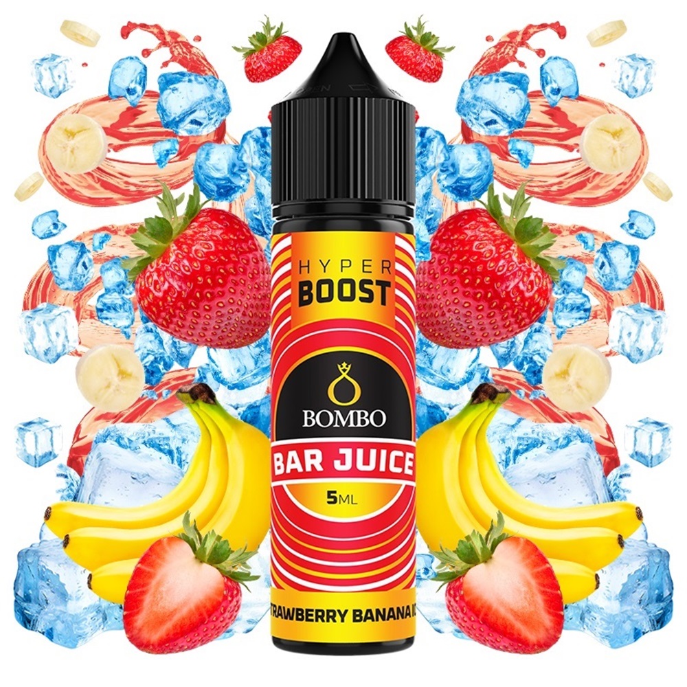 Bombo Bar Juice Hyper Boost Strawberry Banana Ice 5ml/60ml
