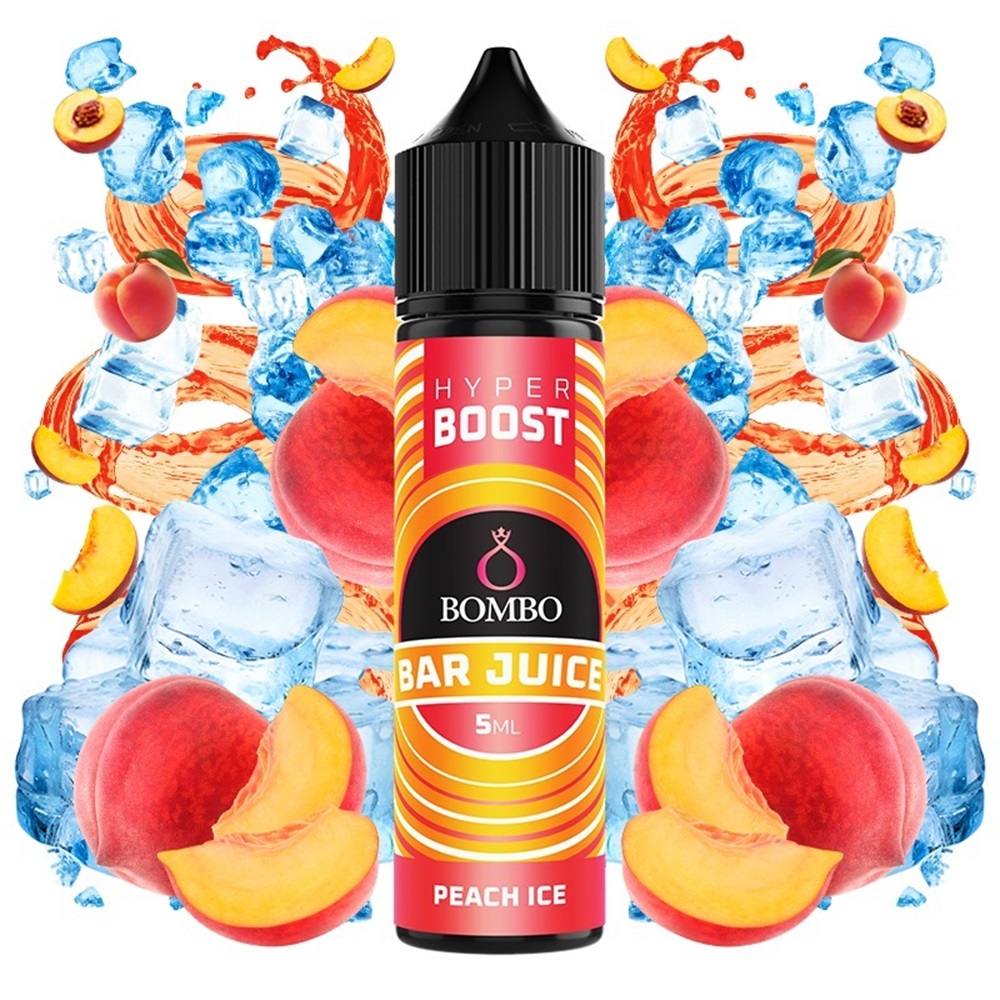 Bombo Bar Juice Hyper Boost Peach Ice 5ml/60ml