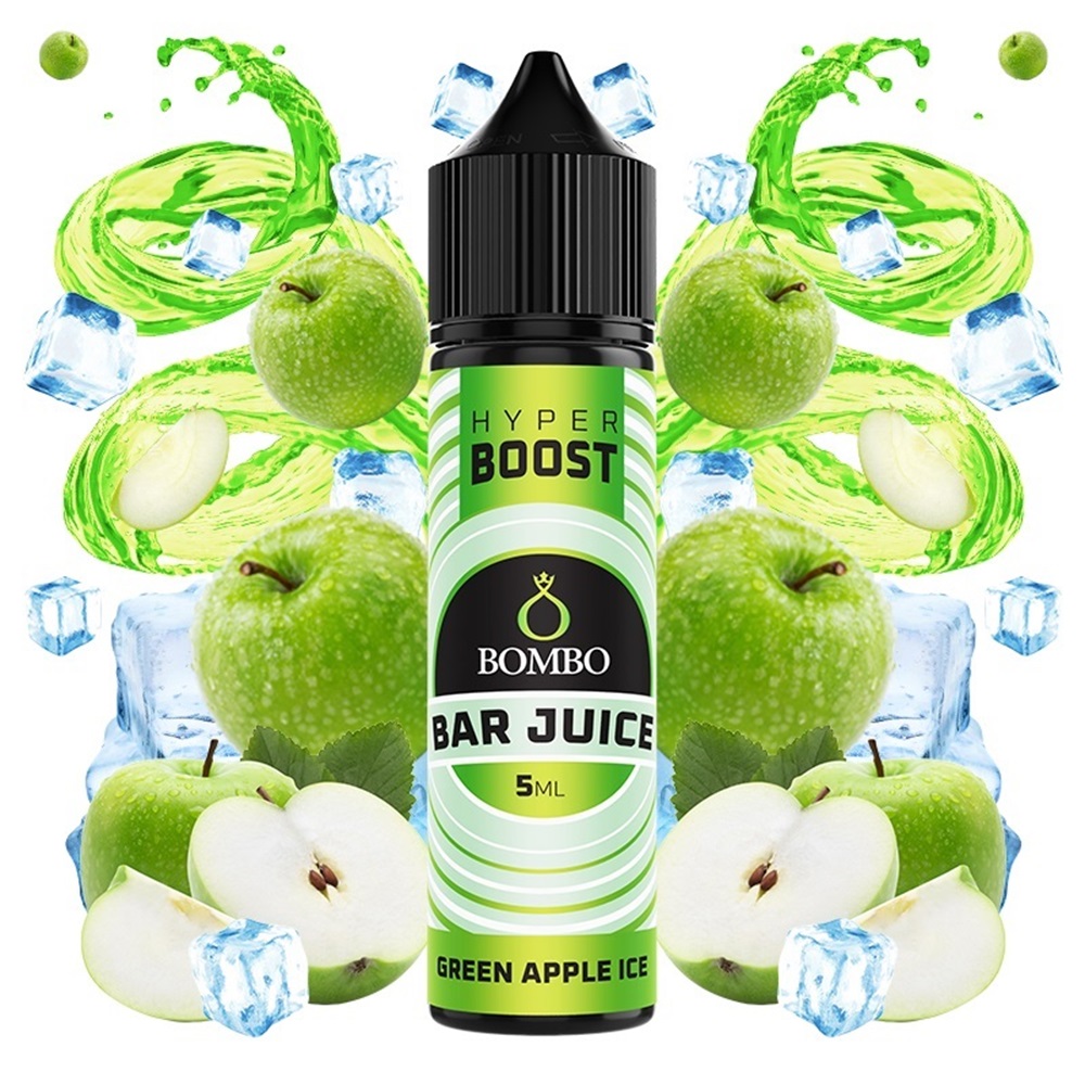 Bombo Bar Juice Hyper Boost Green Apple Ice 5ml/60ml