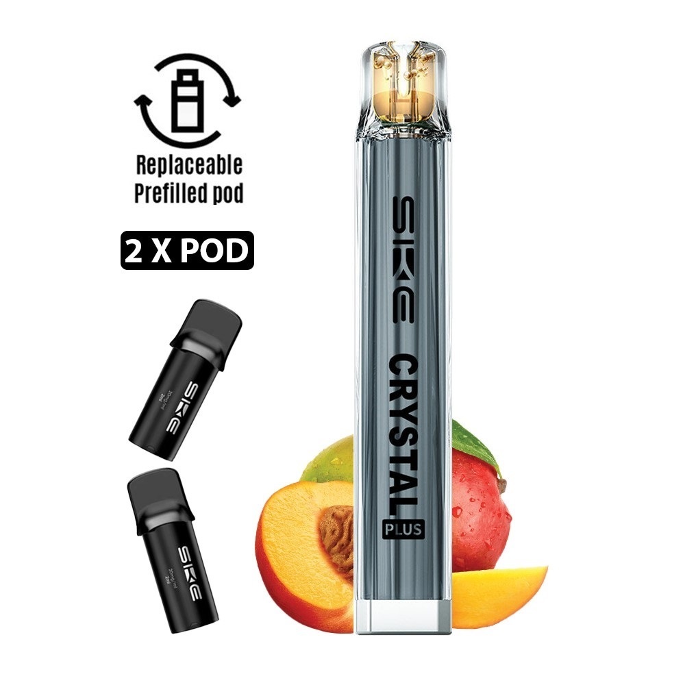 SKE Crystal Plus Combo Peach Mango 20mg 2x2ml