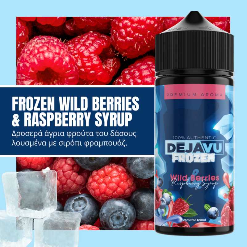 DÉJÀVU Frozen Wild Berries & Raspberry Syrup 20ml/120ml