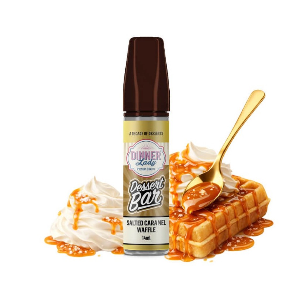 Dinner Lady Dessert Bar Salted Caramel Waffle 14ml/60ml