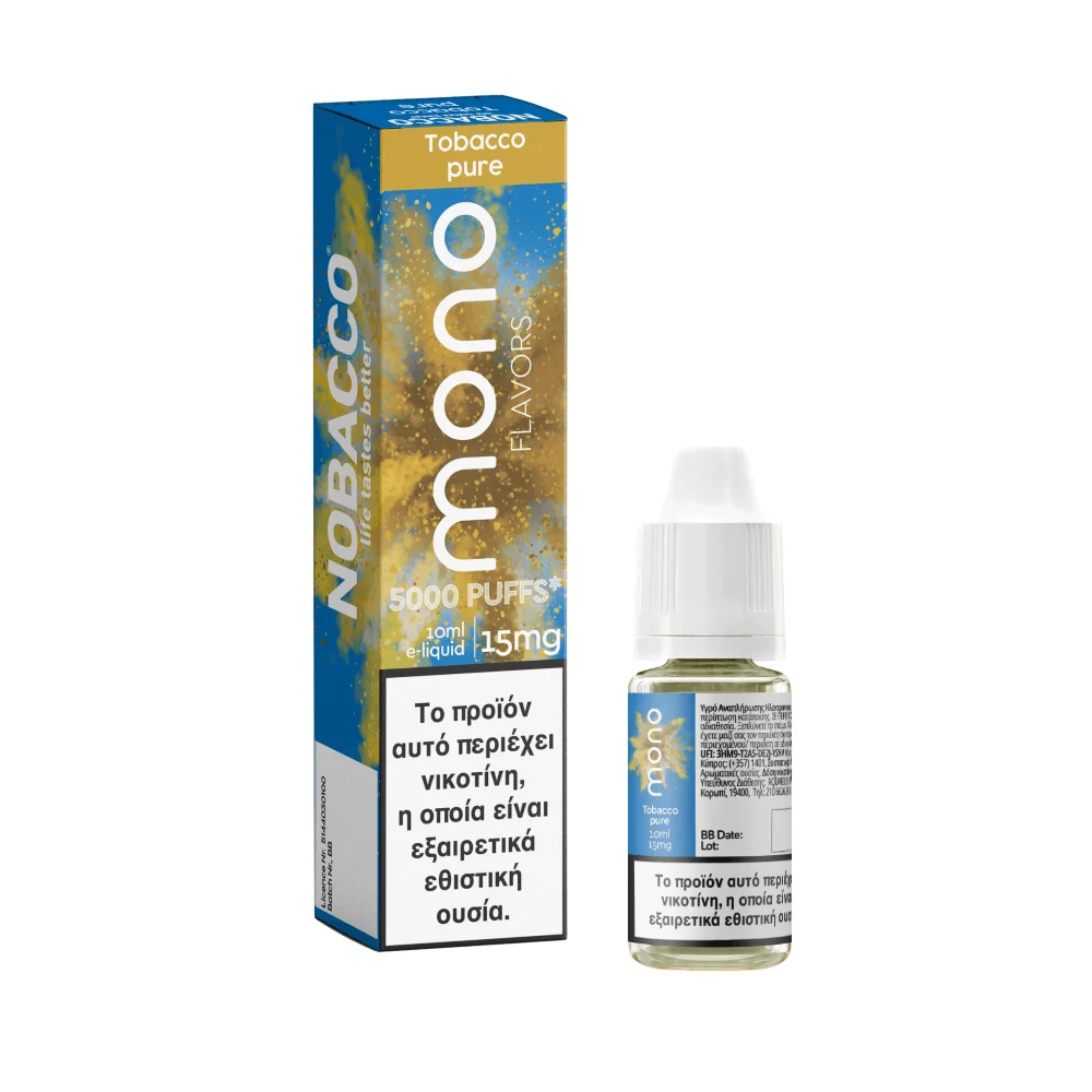Nobacco Mono Tobacco Pure 15mg 10ml