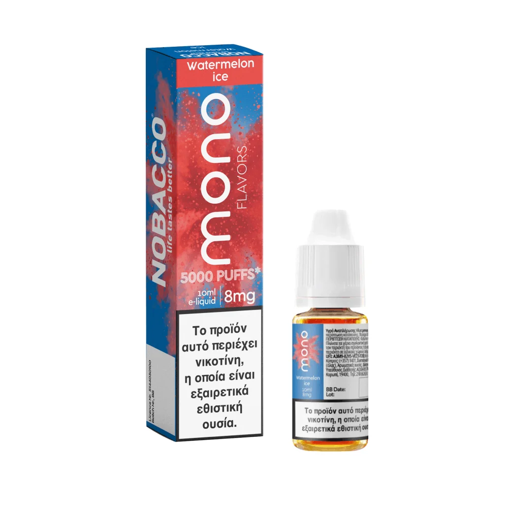 Nobacco Mono Watermelon Ice 8mg 10ml