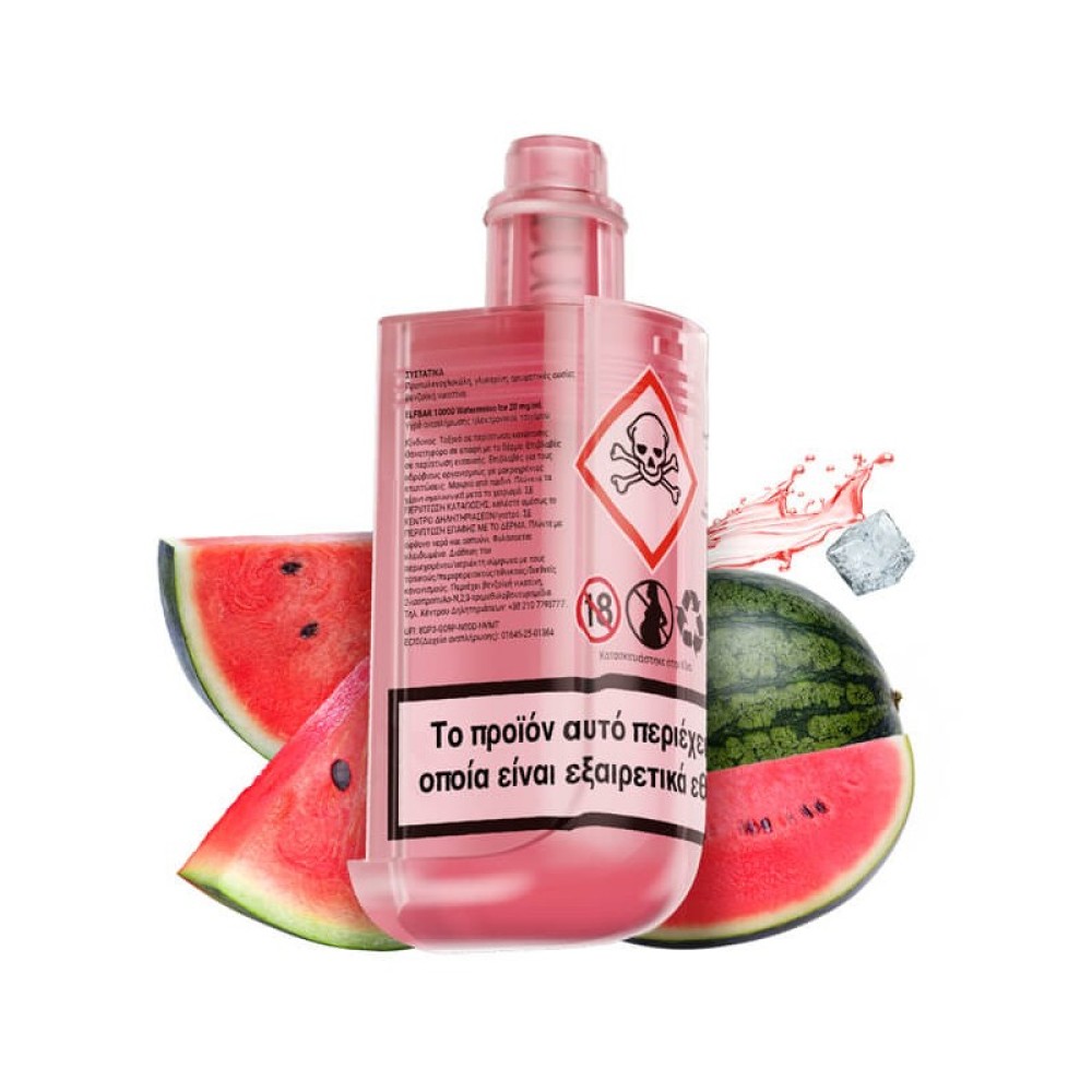 Elfbar 10000 Refill Pod Watermelon lce 10ml 20mg