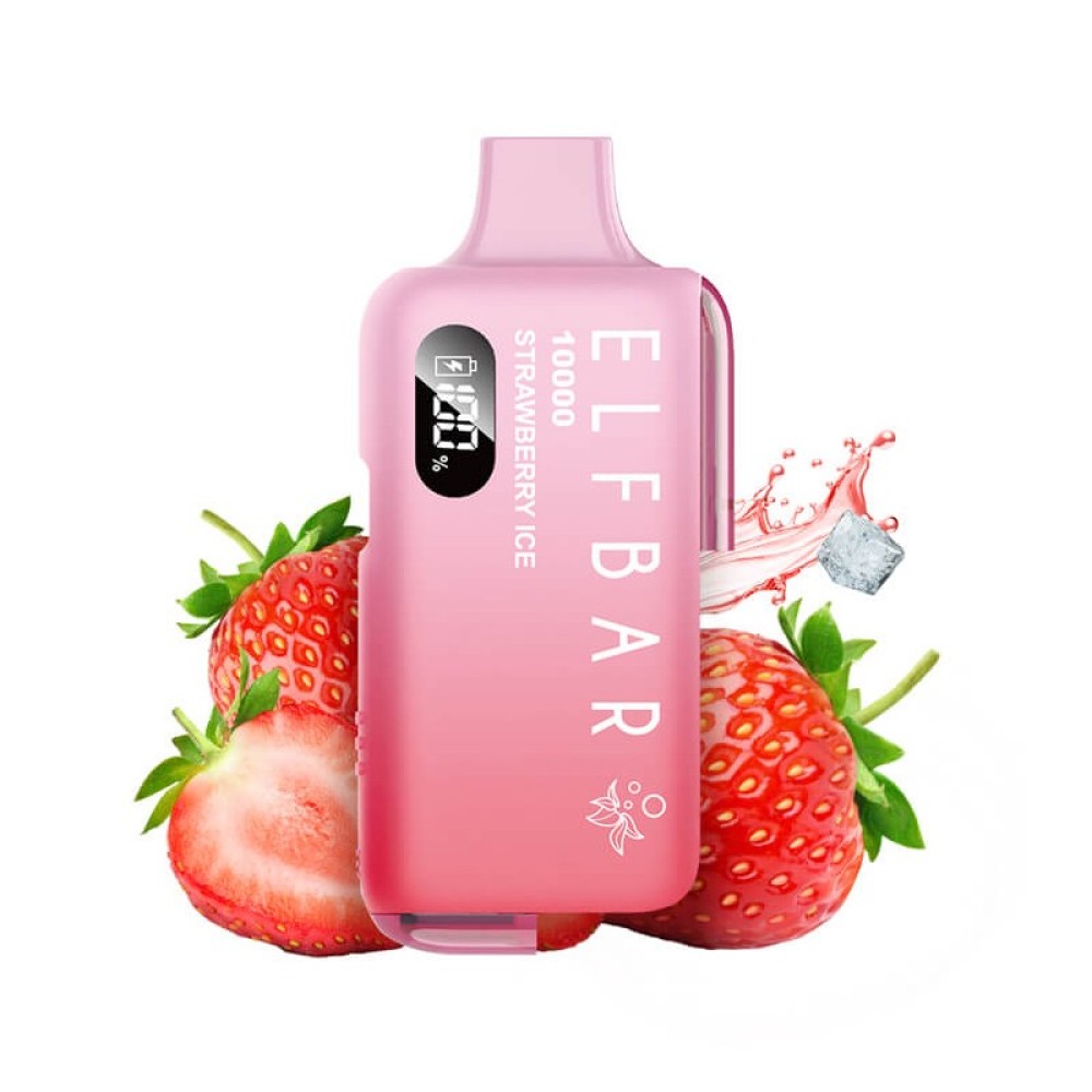 Elfbar EB10000 Refillable Kit Strawberry lce 10ml 20mg + Pod