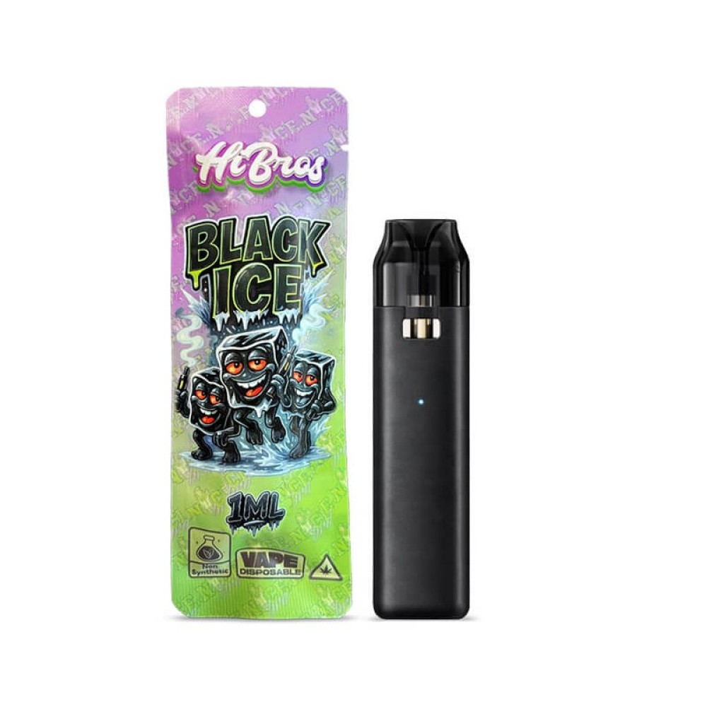 HiBros Disposable Vape CBD Plus Black Ice 1ml