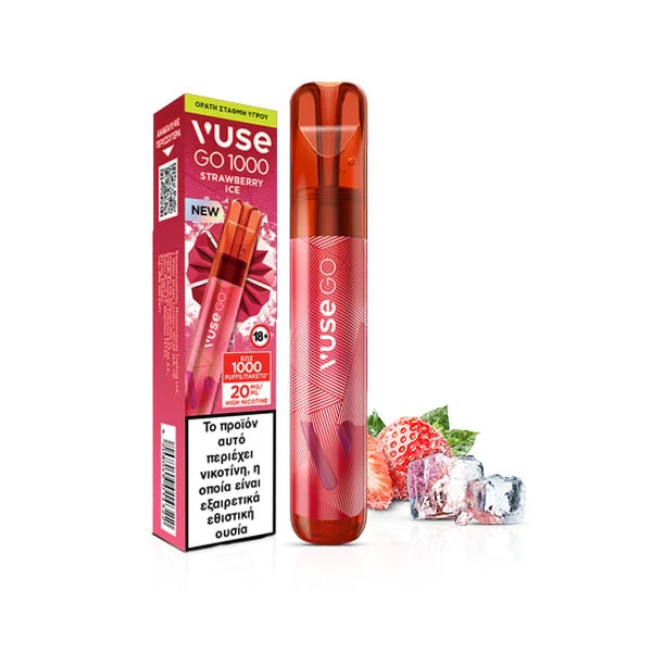 Vuse GO 1000 Pen Strawberry Ice 2ml 20mg