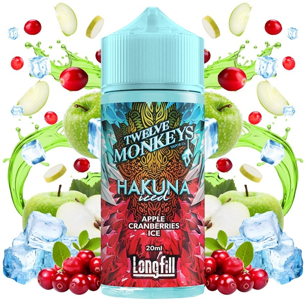 Twelve Monkeys Classic Hakuna Iced 20ml/120ml