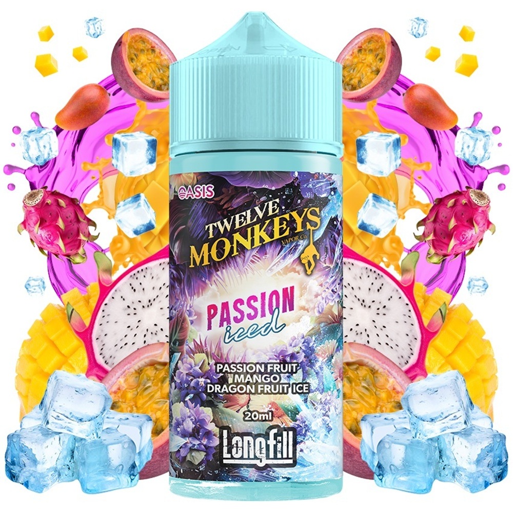 Twelve Monkeys Oasis Passion Iced 20ml/120ml