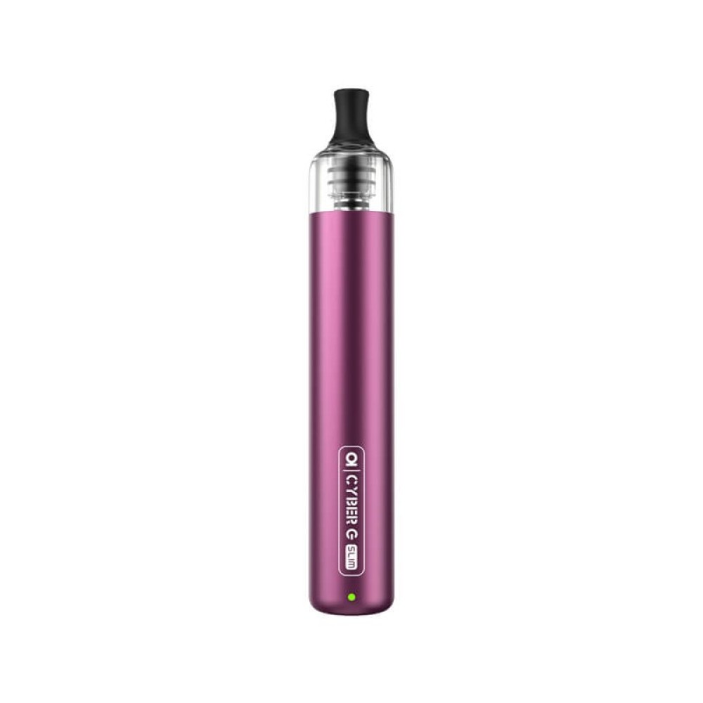 Aspire Cyber G Slim Pod Kit 1200mAh 2ml DTE Metal Version Metallic Purple Red