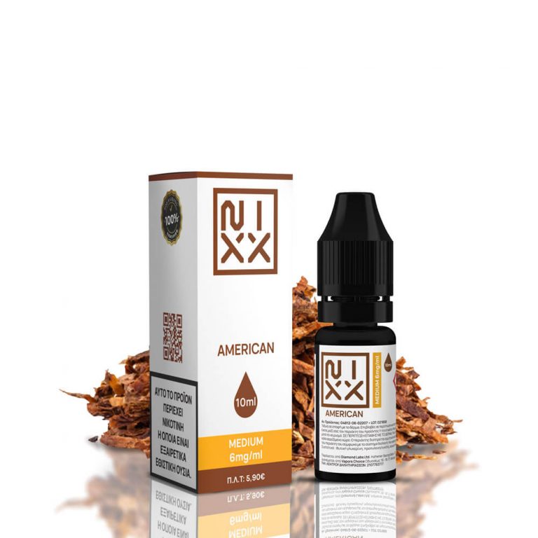 NIXX American E-Liquid 10ml 6mg