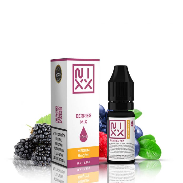 NIXX Berries Mix E-Liquid 10ml 6mg