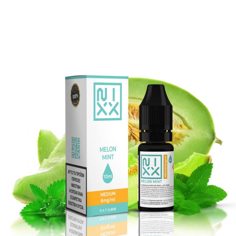 NIXX Melon Mint E-Liquid 10ml 6mg