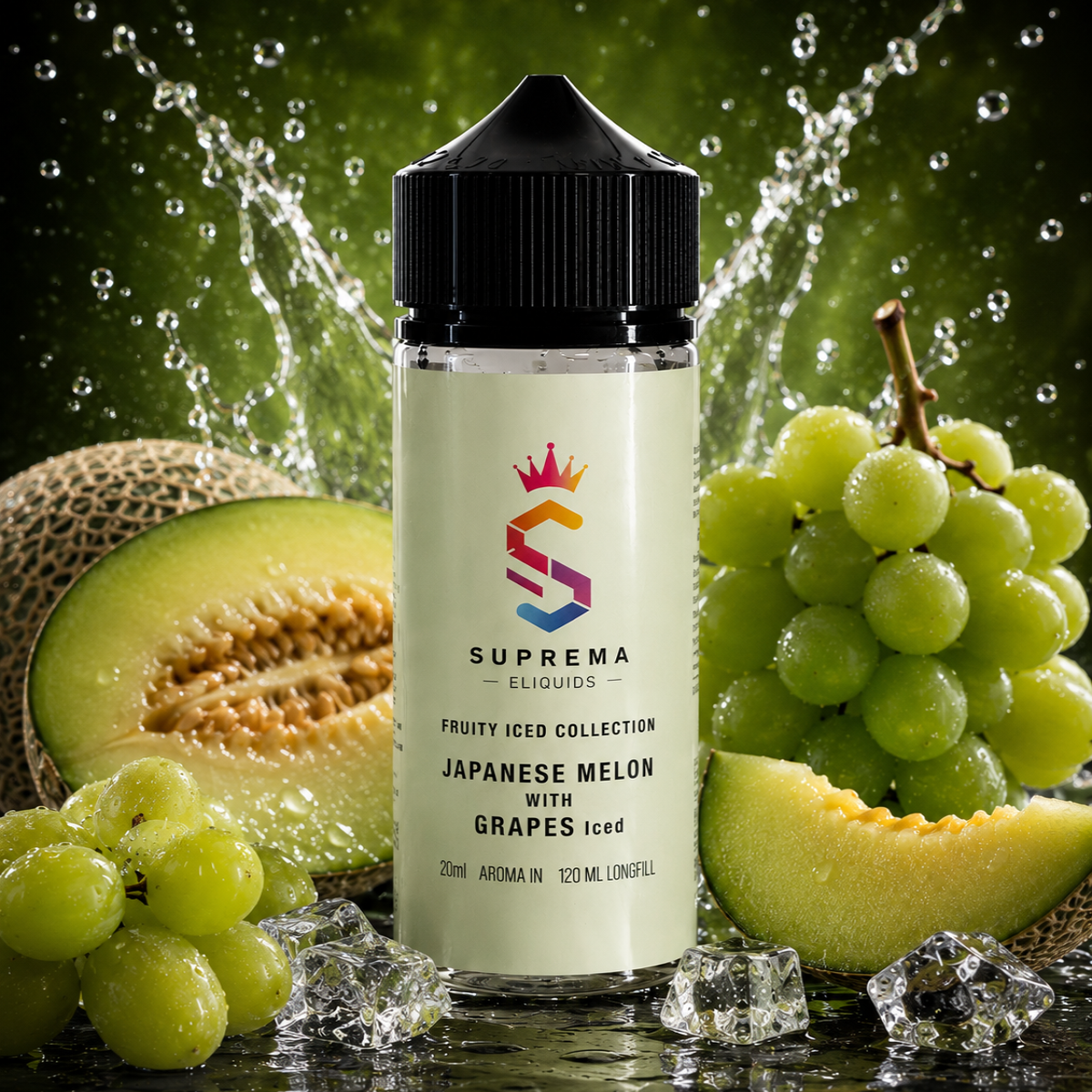 Suprema Japanese Melon Grapes Iced 20ml/120ml