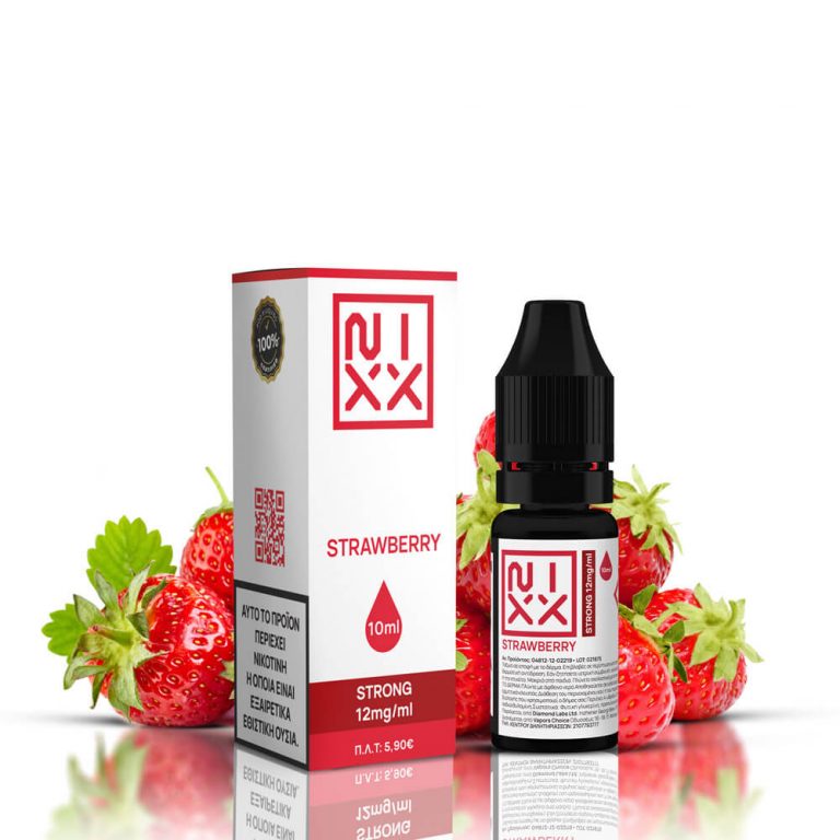NIXX Strawberry E-Liquid 10ml 12mg
