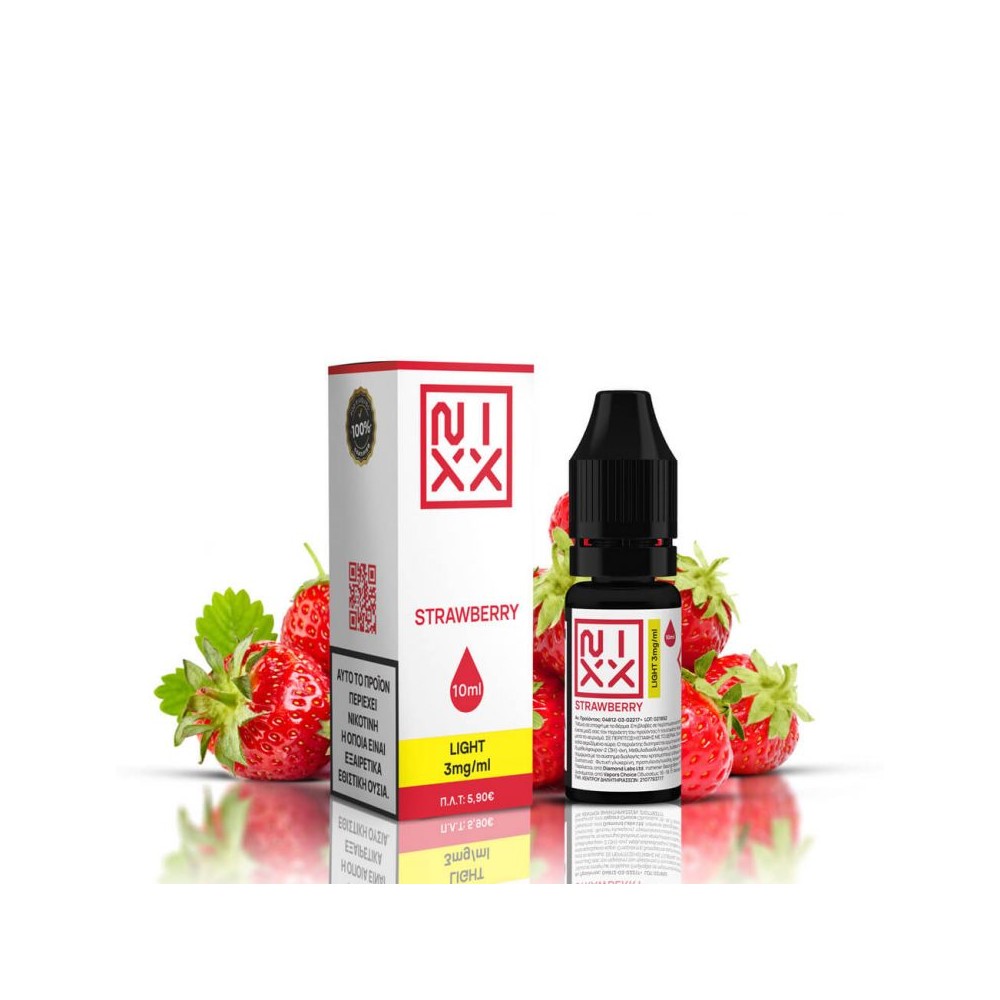 NIXX Strawberry E-Liquid 10ml 3mg