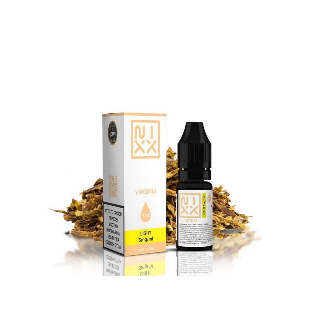 NIXX Virginia E-Liquid 10ml 3mg